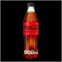 COCA COLA ZERO FLES 500 ML